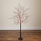 4ft. Pre-Lit Artificial Halloween Black Twig Tree with 24 Orange LED Pumpkin Shaped Lights